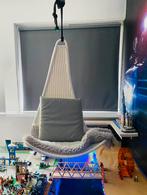 Witte rotan hangstoel/ BOHO stoel, Huis en Inrichting, Ophalen