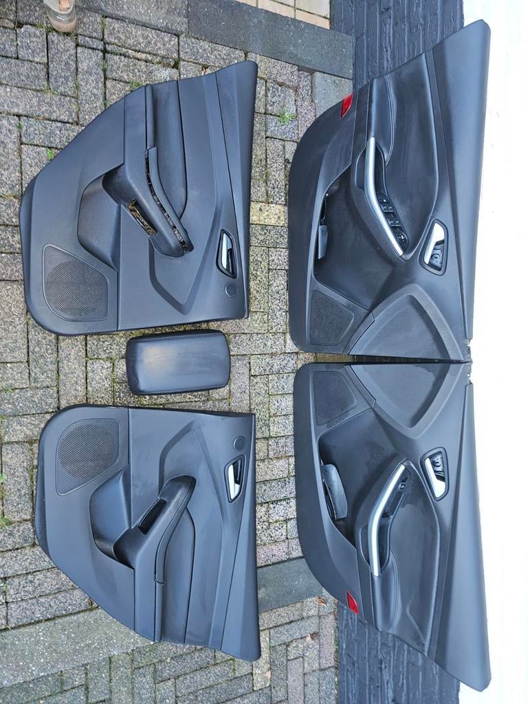 4 x leren deurpanelen ford focus st met armsteun klepje, Ophalen, Gebruikt, Ford