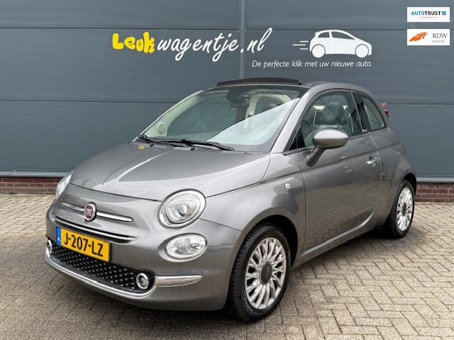 Fiat 500 C 0.9 TwinAir Turbo Lounge Cabrio *climate *p-senso, Parkeersensor, 86 pk, Gebruikt, Cabriolet