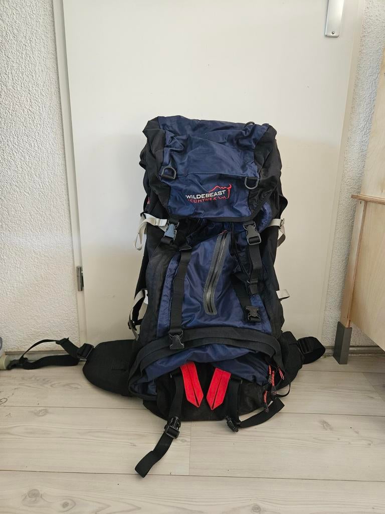 Wildebeast Fundisi Backpack 70 L, 40 cm of meer, Gebruikt, 60 cm of meer, Ophalen