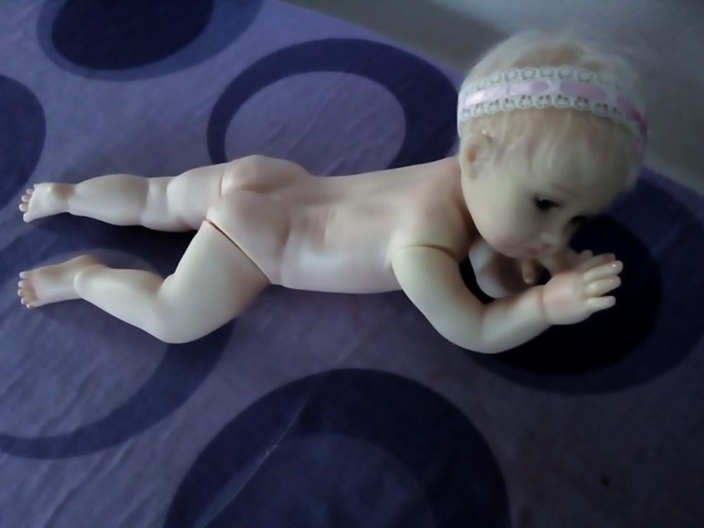 reborn baby van 32 cm, fulbody., Verzamelen, Poppen, Zo goed als nieuw, Babypop, Levensecht of Reborn, Ophalen of Verzenden