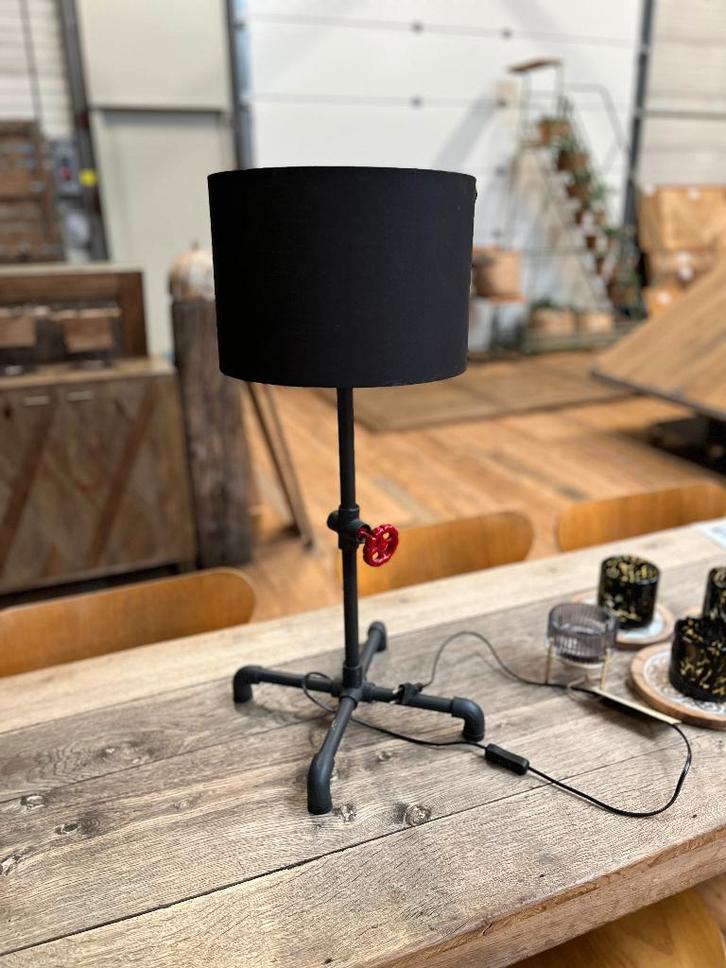2 x lamp zwart, Huis en Inrichting, Lampen | Hanglampen, Nieuw, 50 tot 75 cm, Metaal, Stof, Ophalen