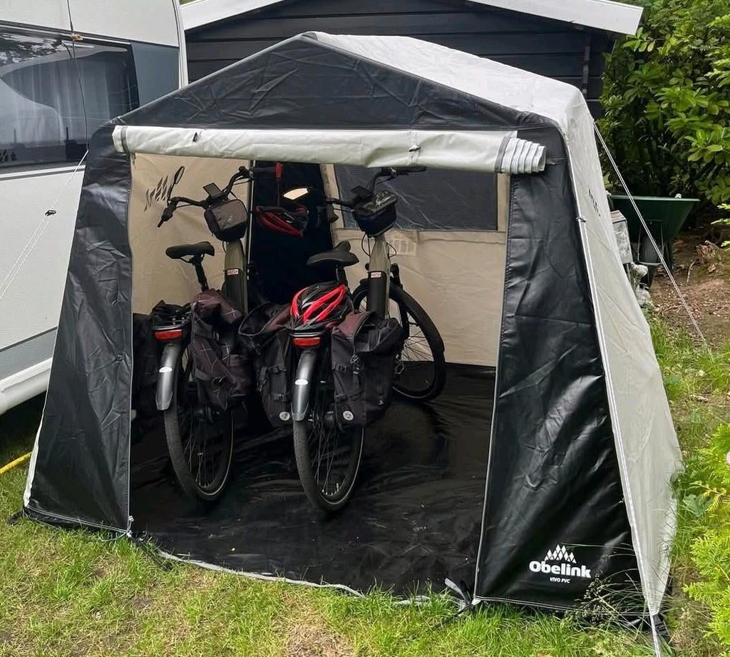 Obelink ivo schuurtent of fietstent., Caravans en Kamperen, Tenten, Ophalen of Verzenden, Zo goed als nieuw