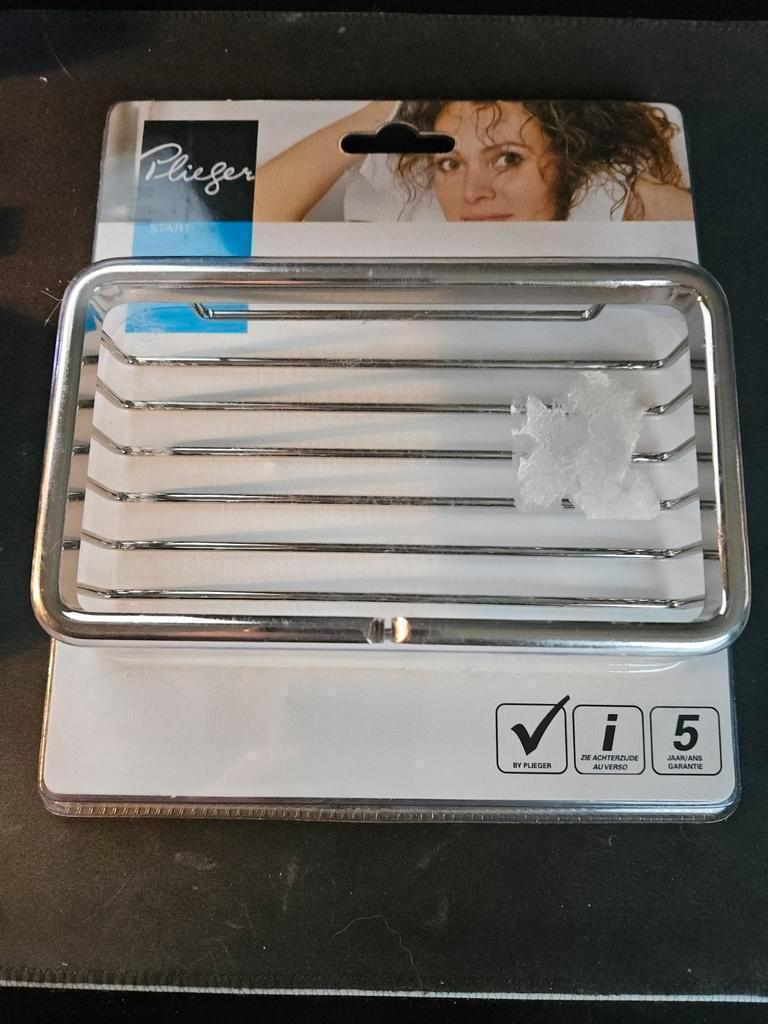 Plieger Start Zeephouder Inox nieuw in verpakking., Huis en Inrichting, Ophalen of Verzenden, Nieuw, Zwart, Overige typen