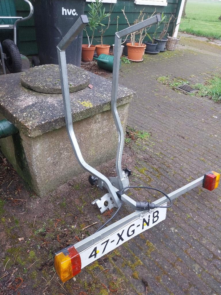 Fietsendrager, Ophalen, 2 fietsen, Gebruikt, Trekhaakdrager