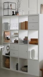 IKEA Kallax 4x4 kast met extra's wit hoogglans in topstaat!, Ophalen, Zo goed als nieuw