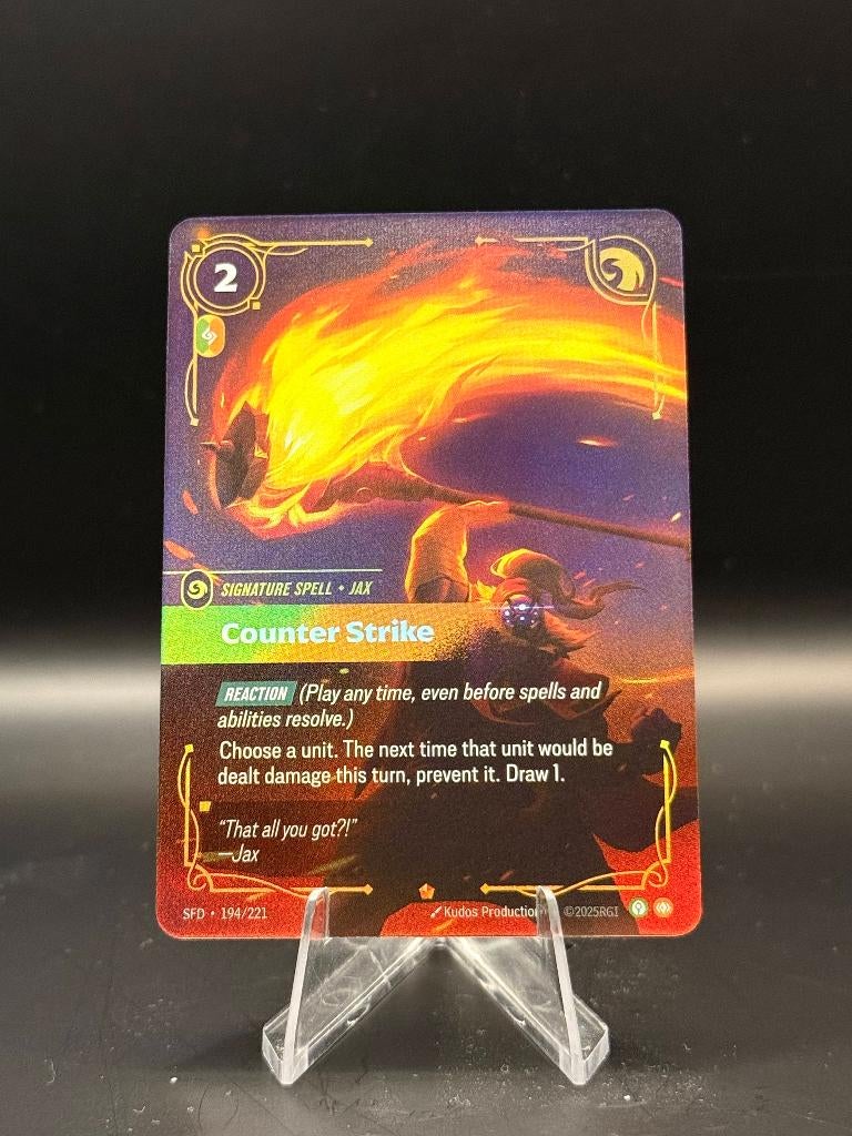 Counter Strike Riftbound	194/221	Engels	NM, Ophalen of Verzenden, Nieuw, Losse kaart, Foil