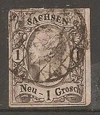 Sachsen  Yvert nr 9, Postzegels en Munten, Verzenden, Duitse Keizerrijk, Gestempeld