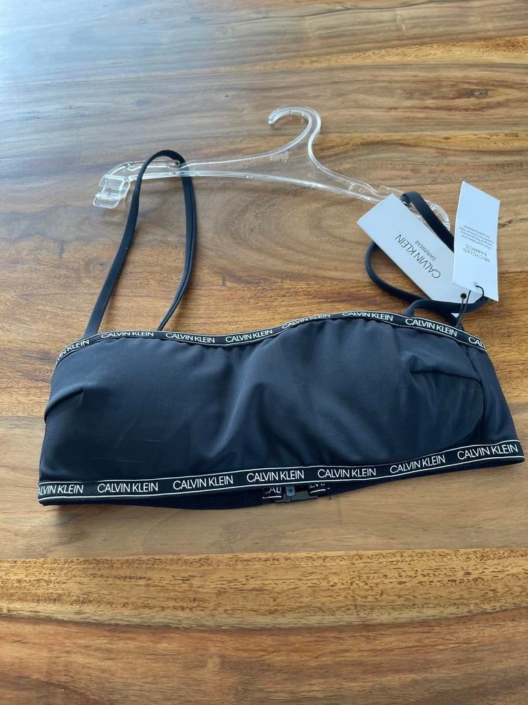 Calvin klein bikini top maat xs, Verzenden, Zo goed als nieuw, Zwart, Bikini
