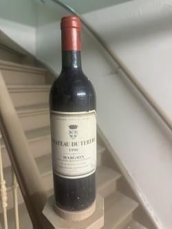 Kelder restant Chat Du Tertre Margaux 1990, Frankrijk, Nieuw, Ophalen of Verzenden, Rode wijn