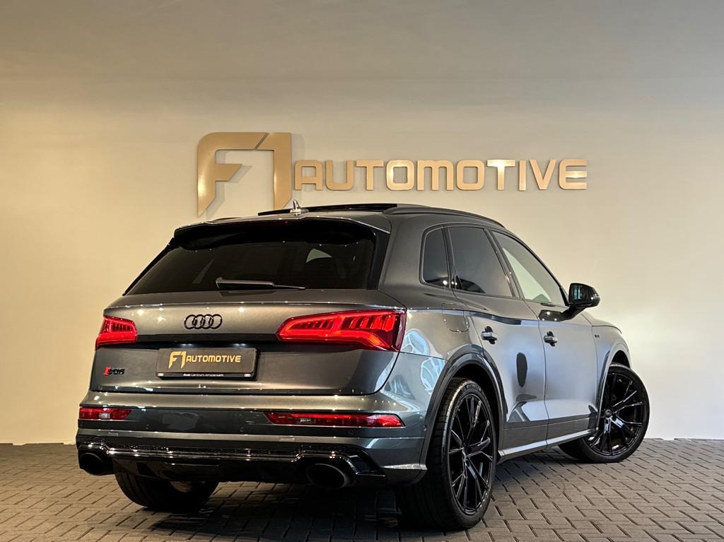 Audi SQ5 3.0 TFSI quattro Pano|HuD|Sfeer|Keyles|Trekhaak|B&O, Auto's, Audi, Automaat, Gebruikt, 2995 cc, Leder