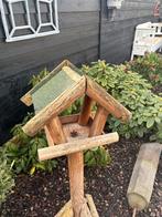 Houten Vogelhuisje op Paal, Ophalen of Verzenden, Gebruikt