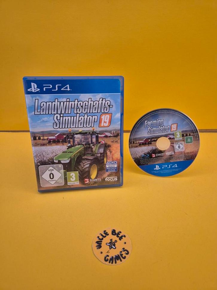 Farming Simulator 19, Spelcomputers en Games, Games | Sony PlayStation 4, Zo goed als nieuw, Simulatie, 1 speler, Vanaf 3 jaar