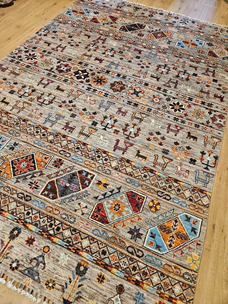 Handgeknoopt oosters tapijt ziegler 293x198, Huis en Inrichting, Info@SlatsAntiek.nl, Perzisch, 150 tot 200 cm, Vof Slats Antiek