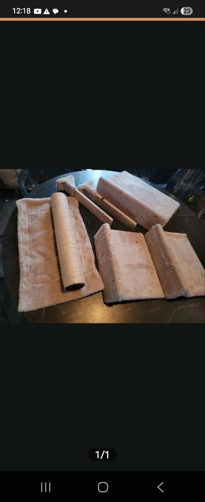 Katten  klim wand 7delig nieuw, Ophalen of Verzenden, Nieuw, Krabpaal