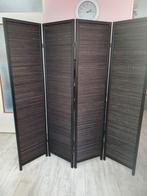 Zwart Kamerscherm 180cm - Stijlvolle Ruimteverdeler, Ophalen, Gebruikt