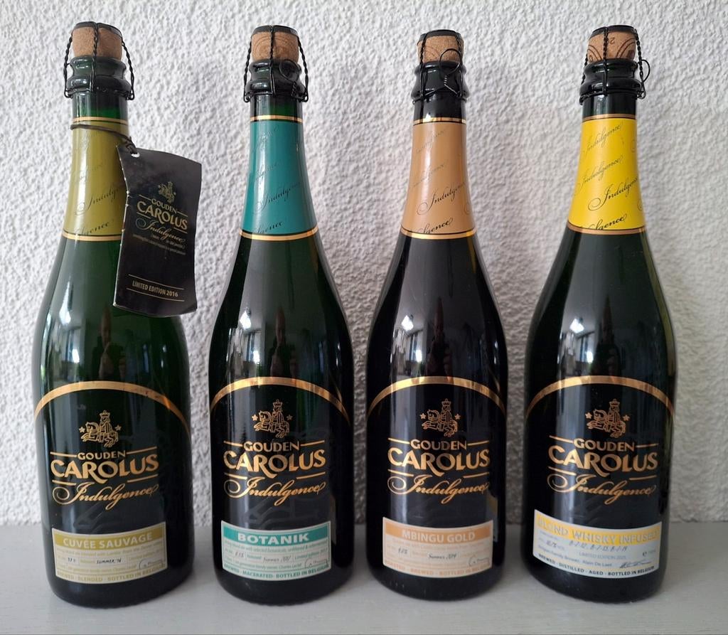 Gouden Carolus Indulgence -  jaargangen  2016-2017-2019-2025, Ophalen of Verzenden, Nieuw, Flesje(s), Overige merken