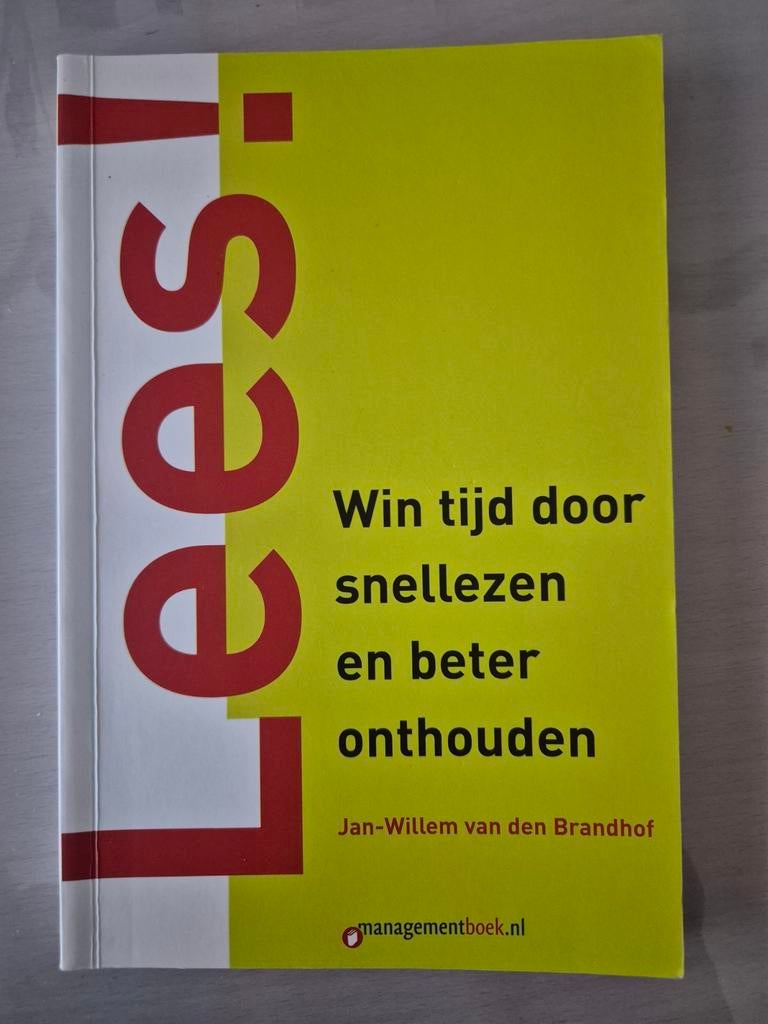 Lees! Win tijd door snellezen en beter onthouden, Boeken, Advies, Hulp en Training, Ophalen of Verzenden