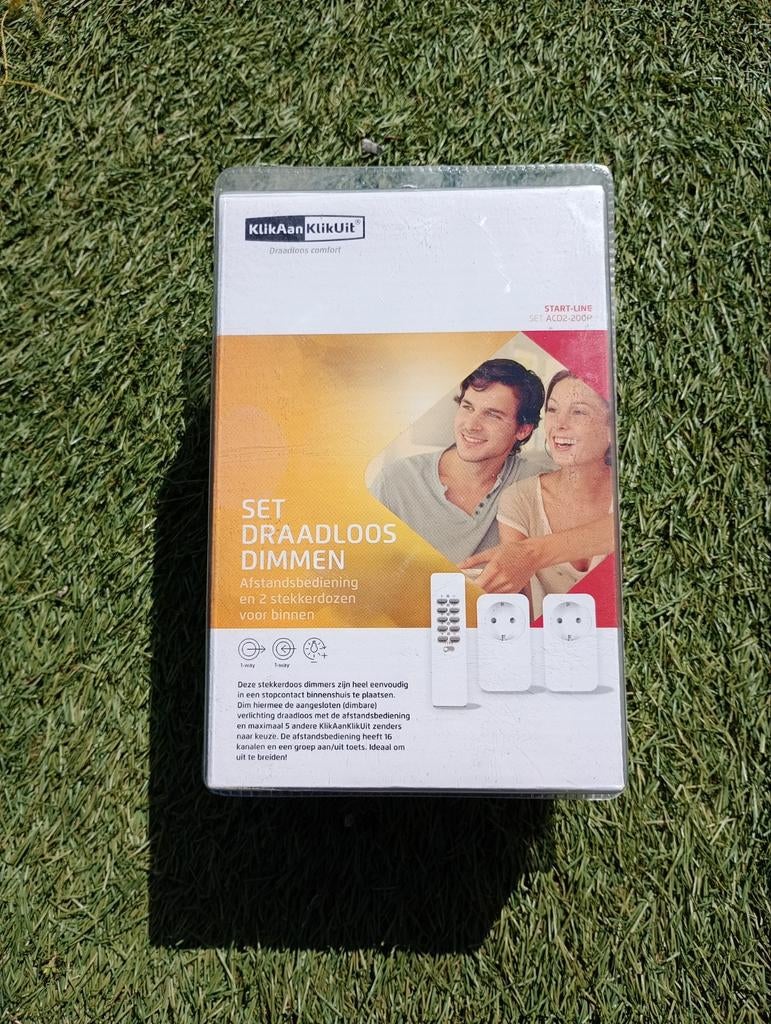 KlikAanKlikUit Draadloos Dimmen Set - Afstandsbediening, Ophalen, Nieuw, Modern, Draadloos, Smart Home