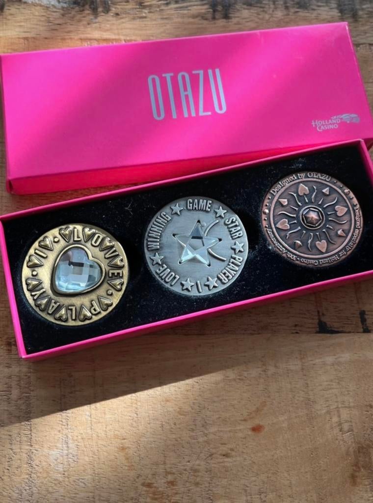 Otazu Holland Casino Lucky Coins Set, Ophalen of Verzenden, Zo goed als nieuw