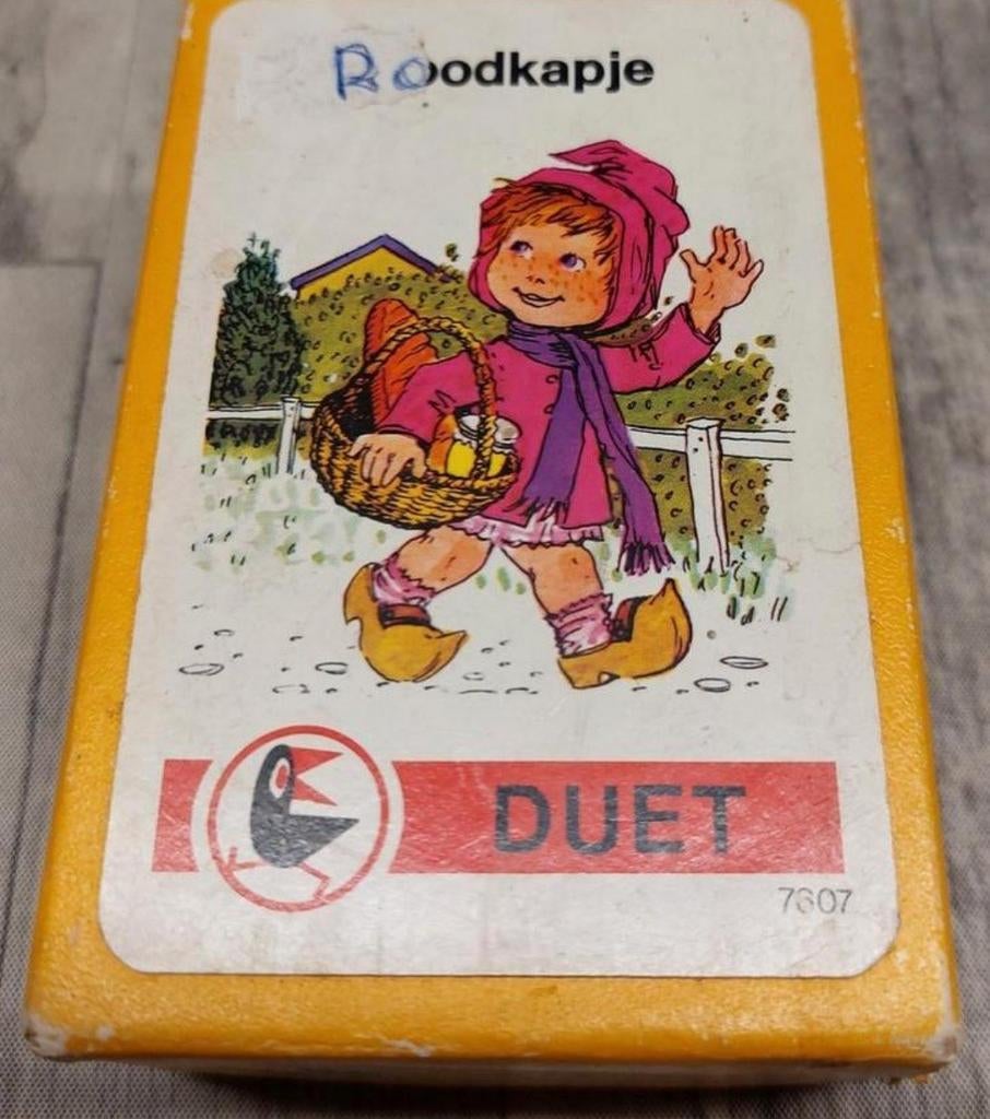 Roodkapje duet. (Kaartspel)., Ophalen of Verzenden