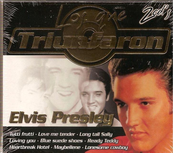 cd van Elvis Presley - los que triunfaron [2cd], Cd's en Dvd's, Cd's | Pop, Zo goed als nieuw, 1960 tot 1980, Ophalen of Verzenden