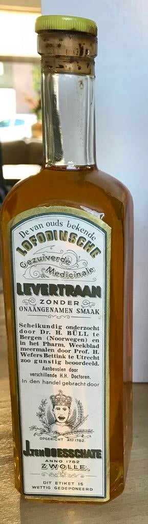 Ouderwetse levertraan J. ten Doesschate Zwolle, Ophalen of Verzenden, Nieuw