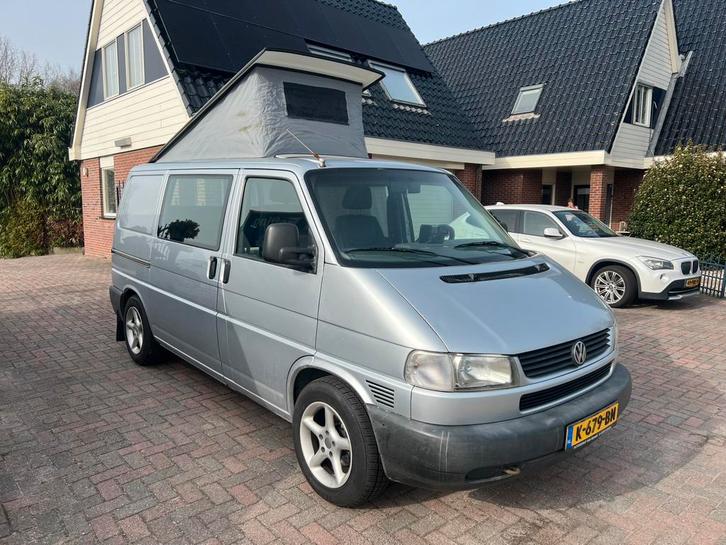 VW T4 camper 2.5TDI airco, Caravans en Kamperen, Campers, Particulier, tot en met 4, Buscamper of Camperbus, Volkswagen, Ophalen