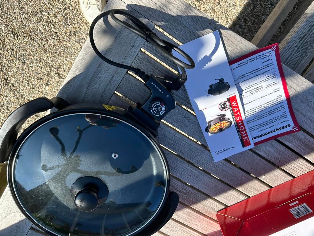 Hapjespan met afneembare thermostaat - Zo goed als nieuw, 3 tot 4 liter, Ophalen of Verzenden, Zo goed als nieuw, Uitneembare binnenpan