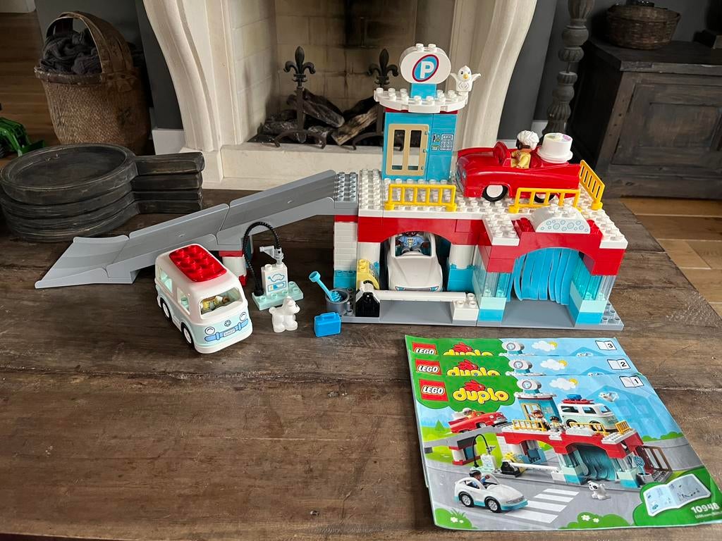 Duplo auto wasstraat, Kinderen en Baby's, Speelgoed | Duplo en Lego, Ophalen of Verzenden, Zo goed als nieuw, Duplo