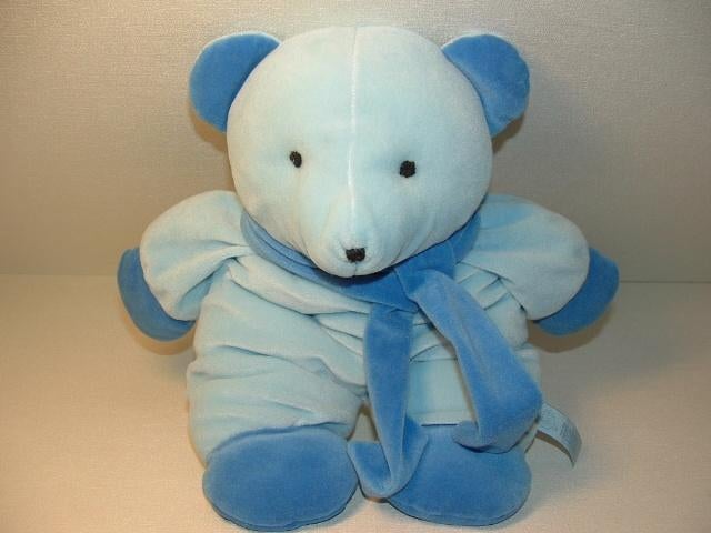 HAPPY HORSE BEER BEAR SHAMMY NR2 VELOURS LICHTBLAUW, Kinderen en Baby's, Speelgoed | Knuffels en Pluche, Ophalen of Verzenden