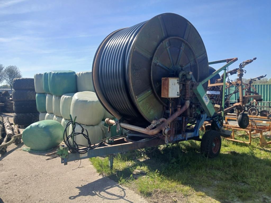 Ocis regenhaspel 100/400, Ophalen