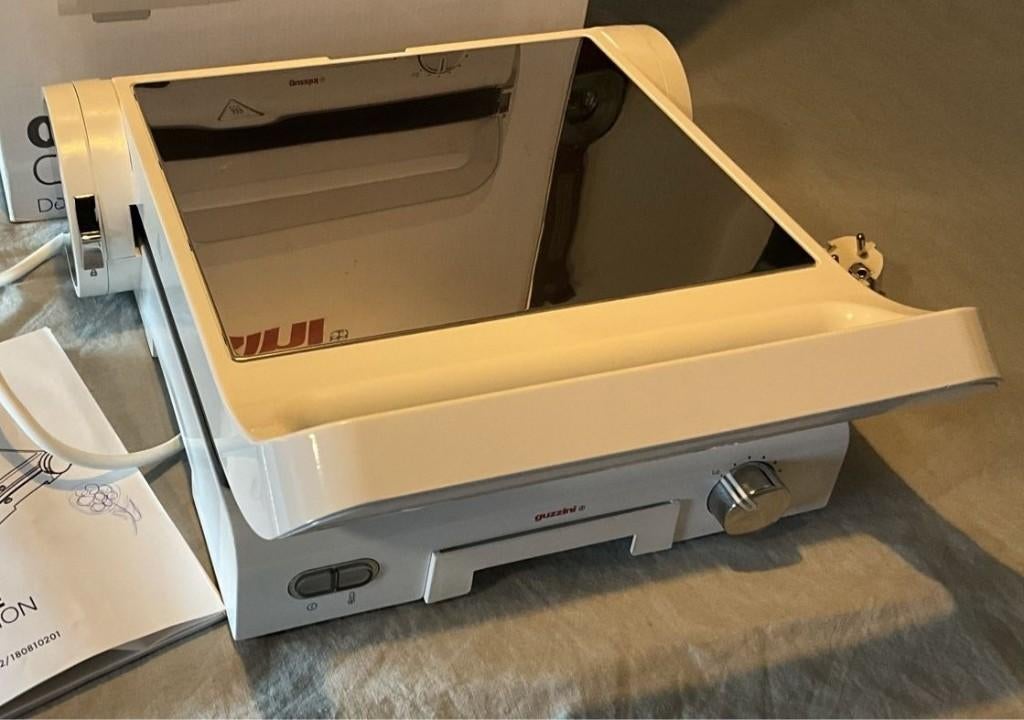 Guzzini G Style contactgrill design Hiroshi Ono nieuw, Ophalen of Verzenden, Uitneembare platen, Nieuw