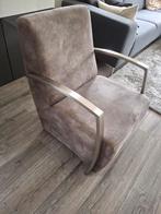 Fauteuil taupe, Huis en Inrichting, Fauteuils, Ophalen, Zo goed als nieuw, Minder dan 75 cm, 50 tot 75 cm
