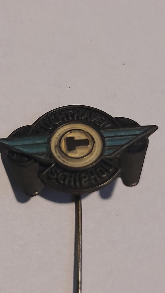 Vintage Schiphol Luchthaven Speldje Pin, Verzenden, Gebruikt, Overige typen