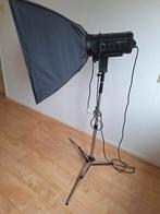 Electra Prestige 400 Studioflitser met Softbox en Statief, Ophalen, Gebruikt, Lamp of Flitsset