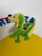 323 hema vingerpopje draak geel groen, Kinderen en Baby's, Ophalen of Verzenden, Zo goed als nieuw, Overige typen
