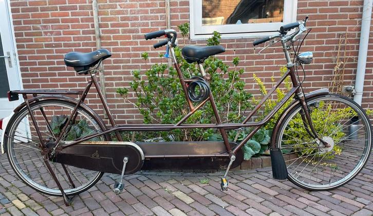 Tandem huren of te koop, Fietsen en Brommers, Fietsen | Tandems, Zo goed als nieuw, Minder dan 10 versnellingen, 55 cm of meer