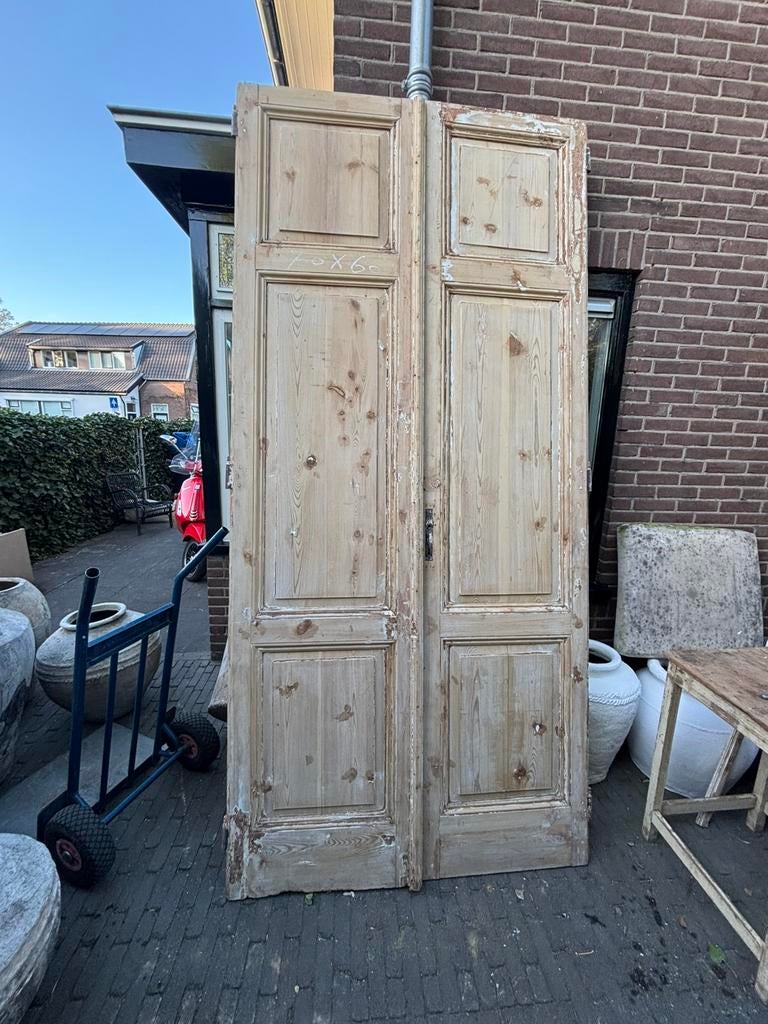 Oude deuren luiken paneeldeuren kastdeurem, Ophalen