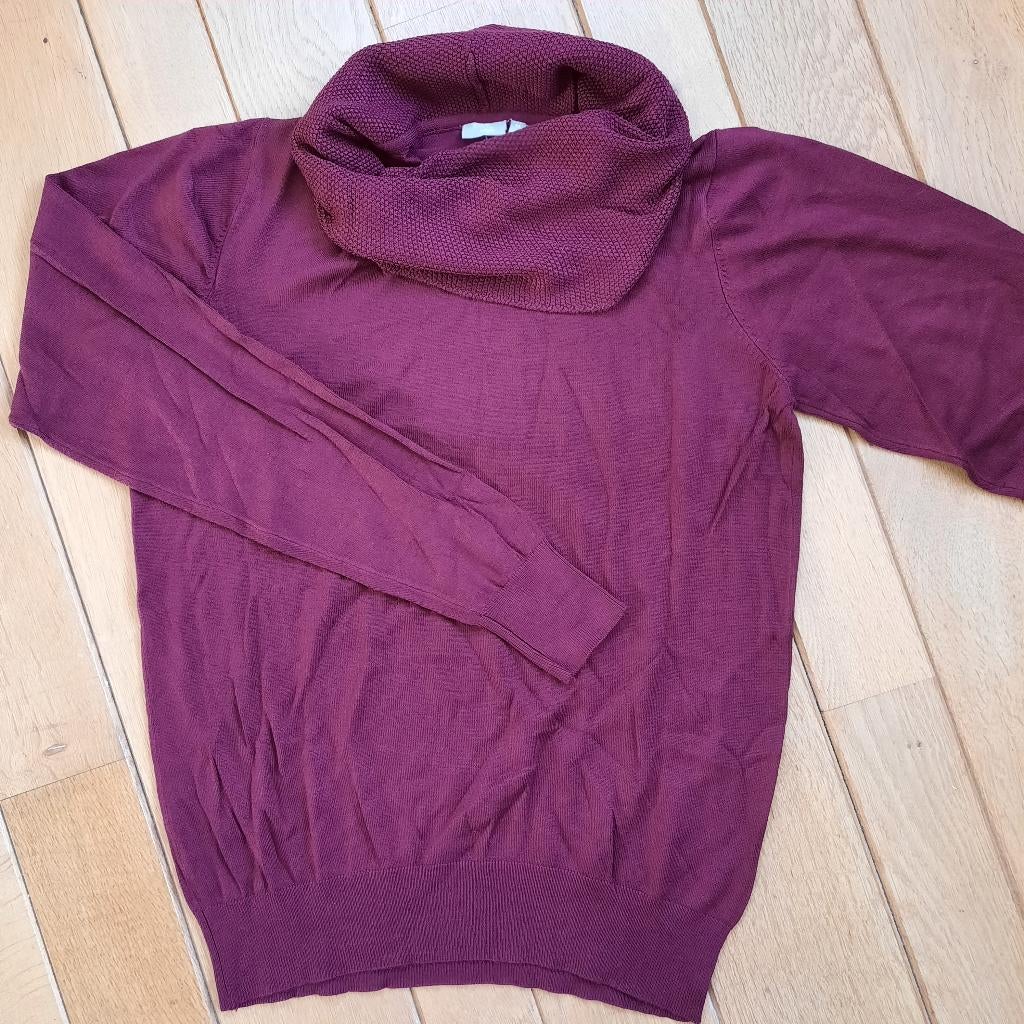 True Style koltrui kol trui aubergine maat M - nieuw -, Ophalen of Verzenden, Nieuw, Maat 38/40 (M), Paars
