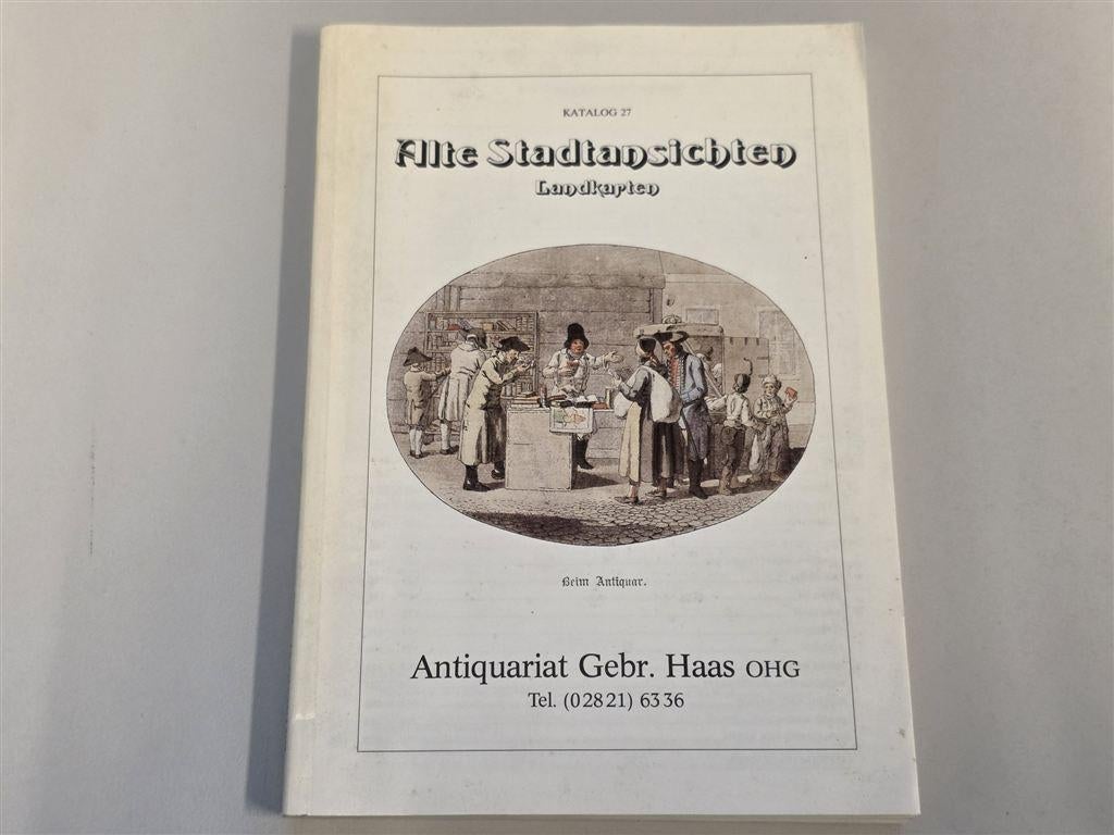 Catalogus Gebr. Haas -— Oude Stadsgezichten & Landkaarten, Ophalen of Verzenden, Gelezen, Europa