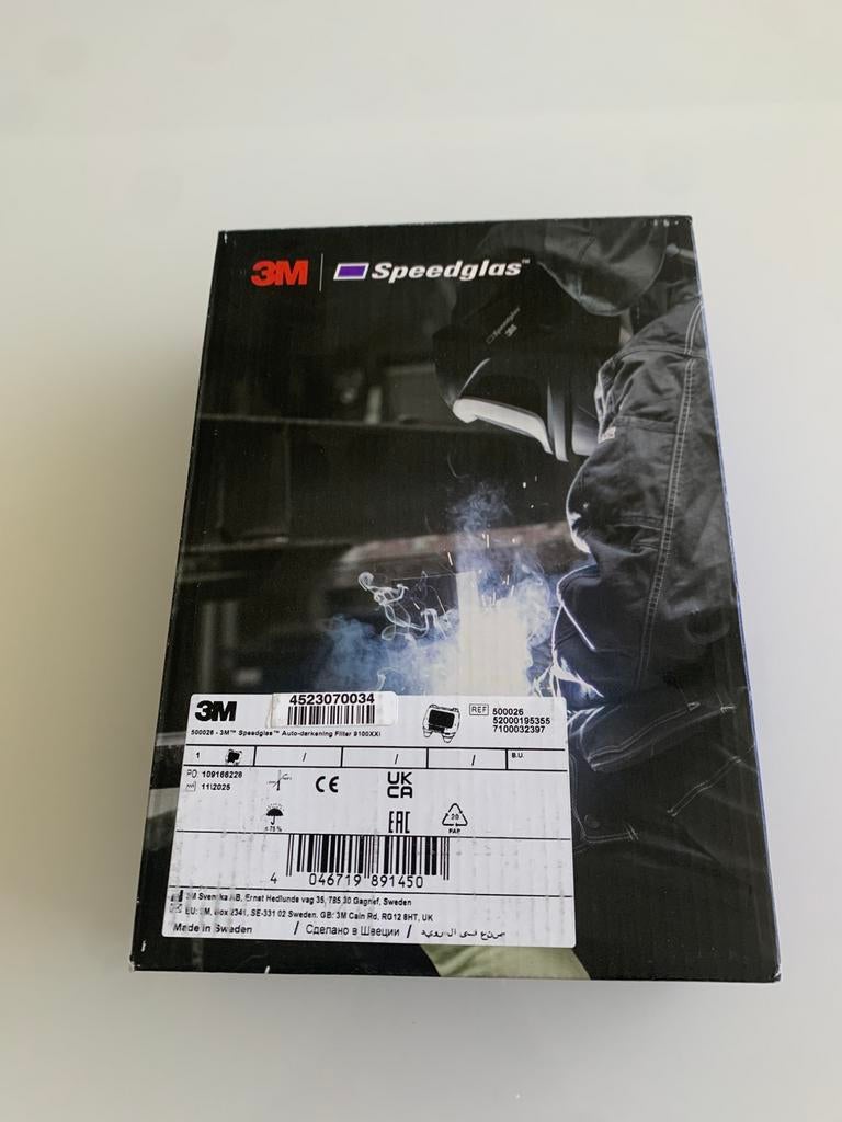 Nieuw: 3M Speedglas 9100XXi Lasfilter (500026), Ophalen of Verzenden, Nieuw