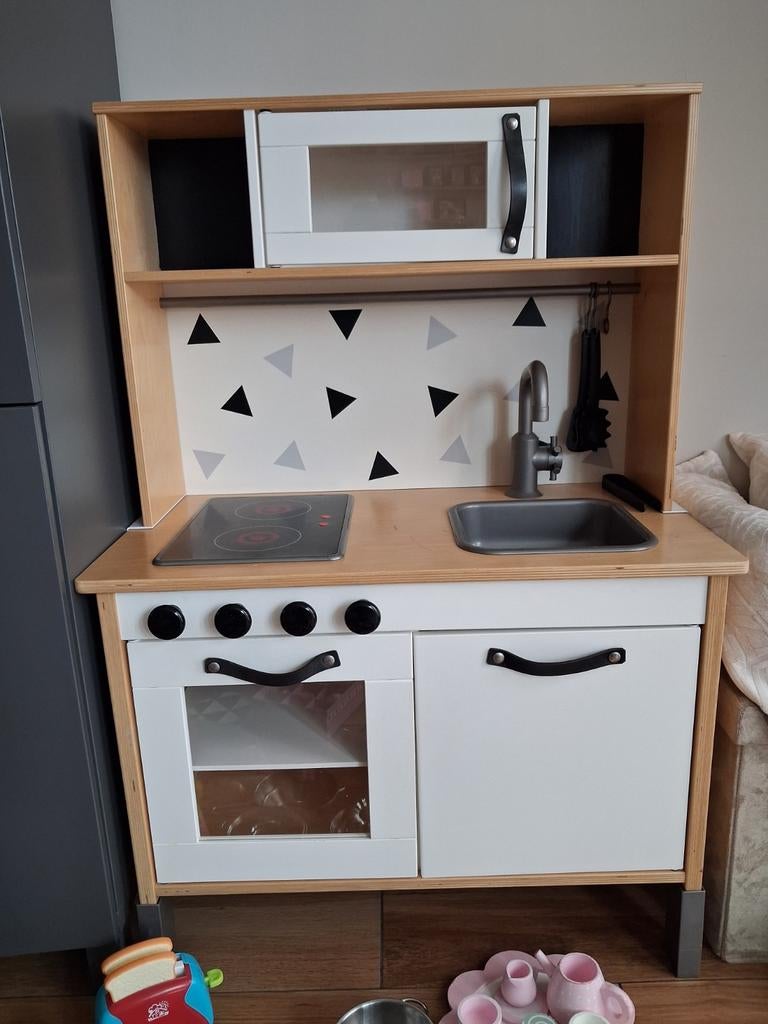Gepimpte Ikea speelkeuken met accessoires, Ophalen, Gebruikt