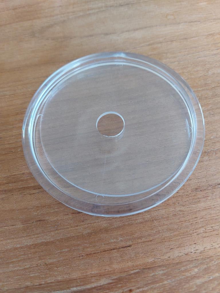 Plexiglas onderzetter 10 cm., Ophalen of Verzenden
