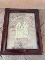 Ingelijst gebed, rond 1900, Antiek en Kunst, Ophalen of Verzenden
