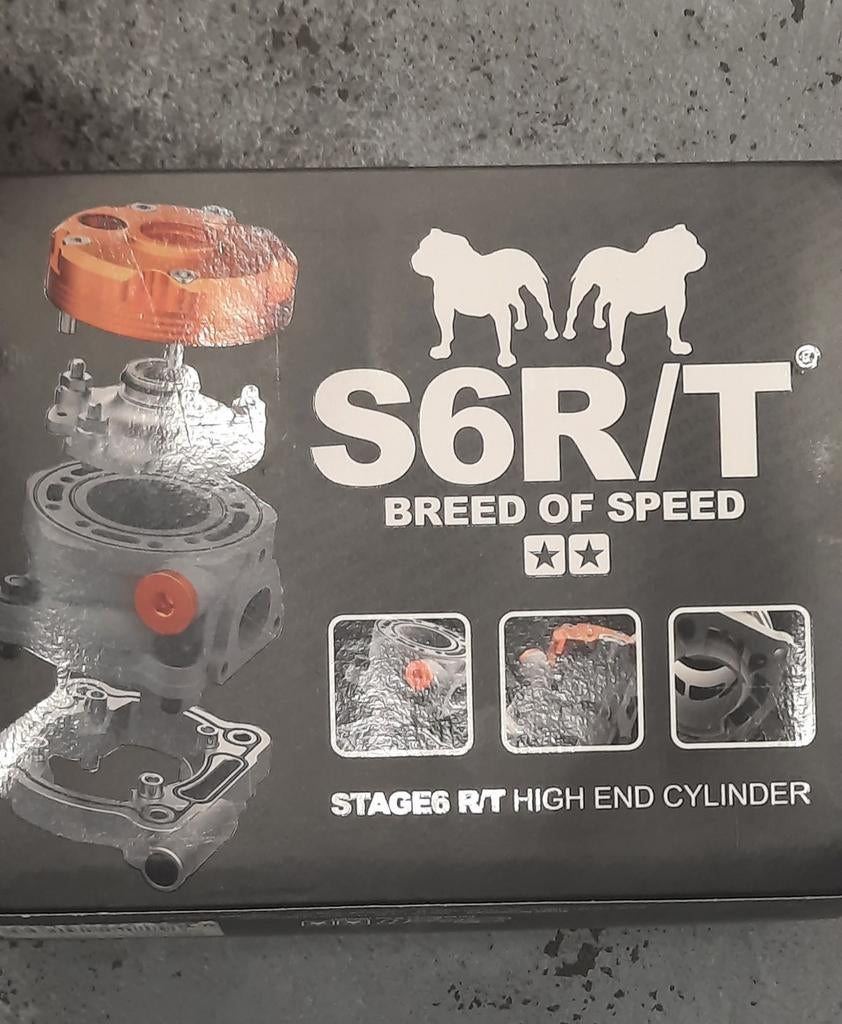 Stage6 R/T 70cc cilinderkit 47,6mm Piaggio 2-takt nieuw, Fietsen en Brommers, Brommeronderdelen | Scooters, Ophalen of Verzenden
