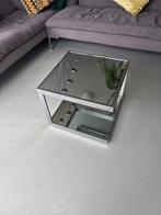 Moderne Salontafel met Spiegelblad, Huis en Inrichting, Ophalen, Vierkant, 50 tot 100 cm, Zo goed als nieuw