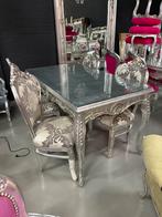 Eettafel met 4 stoelen barok, Ophalen of Verzenden, Zo goed als nieuw, 4 tot 6 stoelen