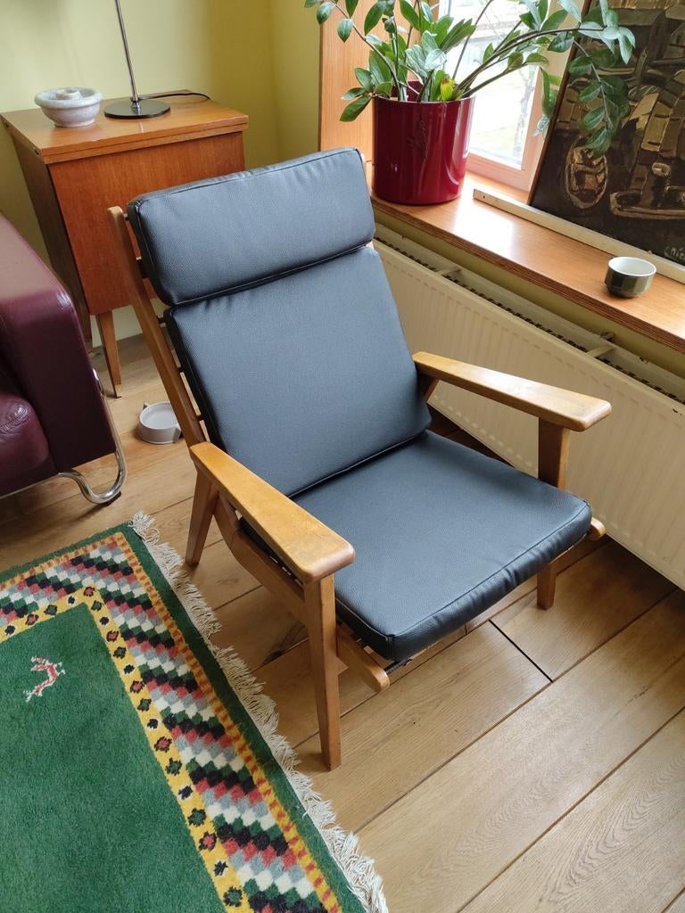 Rob Parry lotus chair van hout, Huis en Inrichting, Fauteuils, Ophalen, Gebruikt, Retro, 50 tot 75 cm