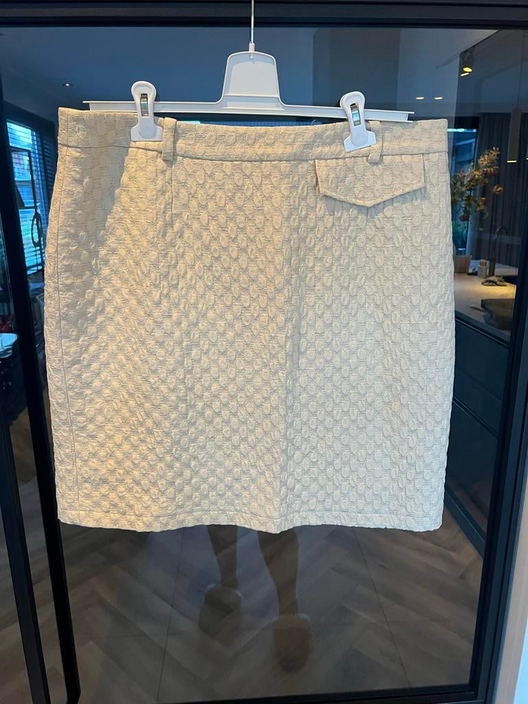 Lilytime rokje, Kleding | Dames, Ophalen, Beige, Maat 42/44 (L), Zo goed als nieuw